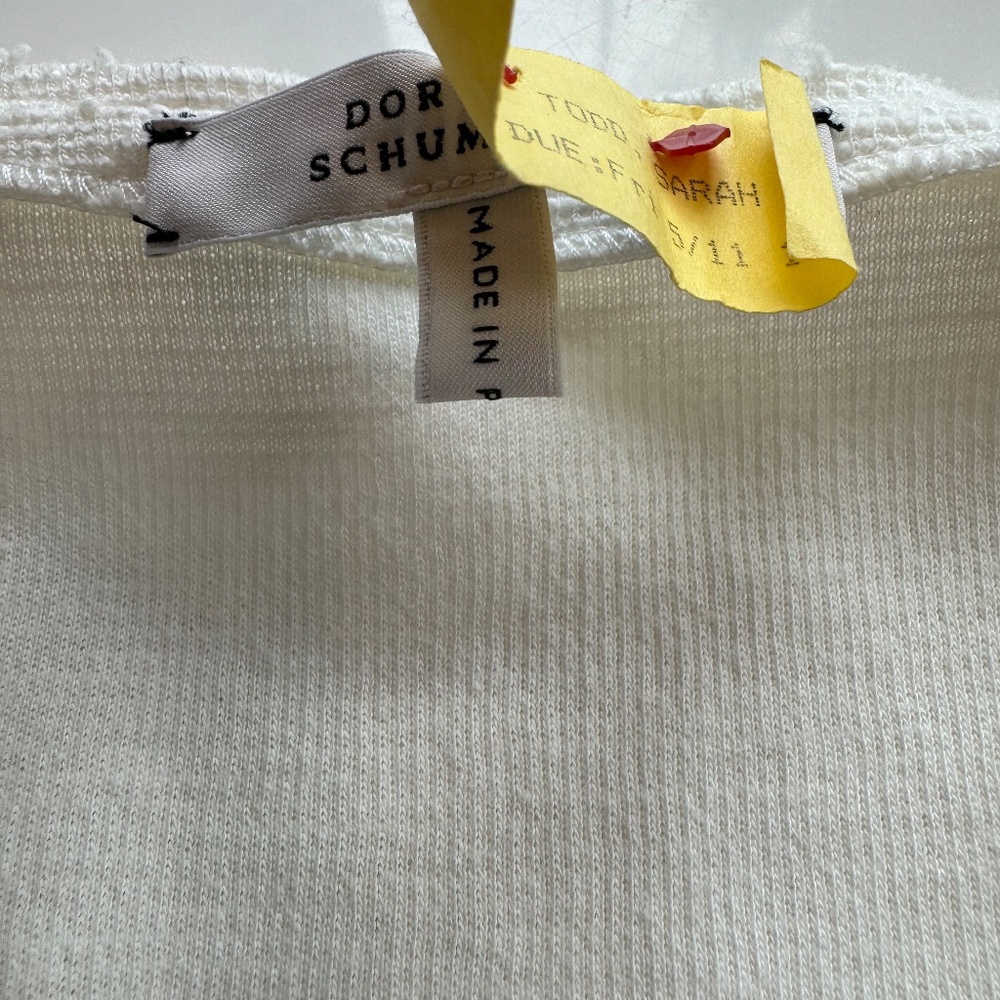 Dorothee Schumacher Blouse With Ruffle & Raw-Edge Accents - Picture 10 of 10